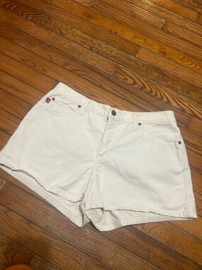 Mudd White Denim Jean Shorts